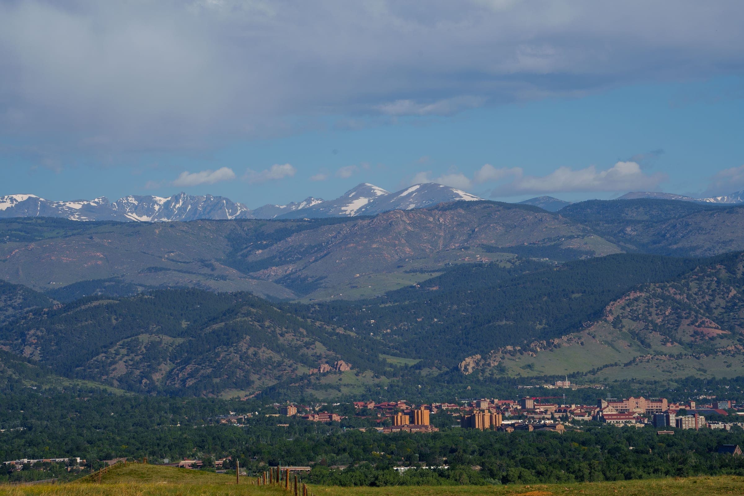 Boulder from Above — Colorado fine art print