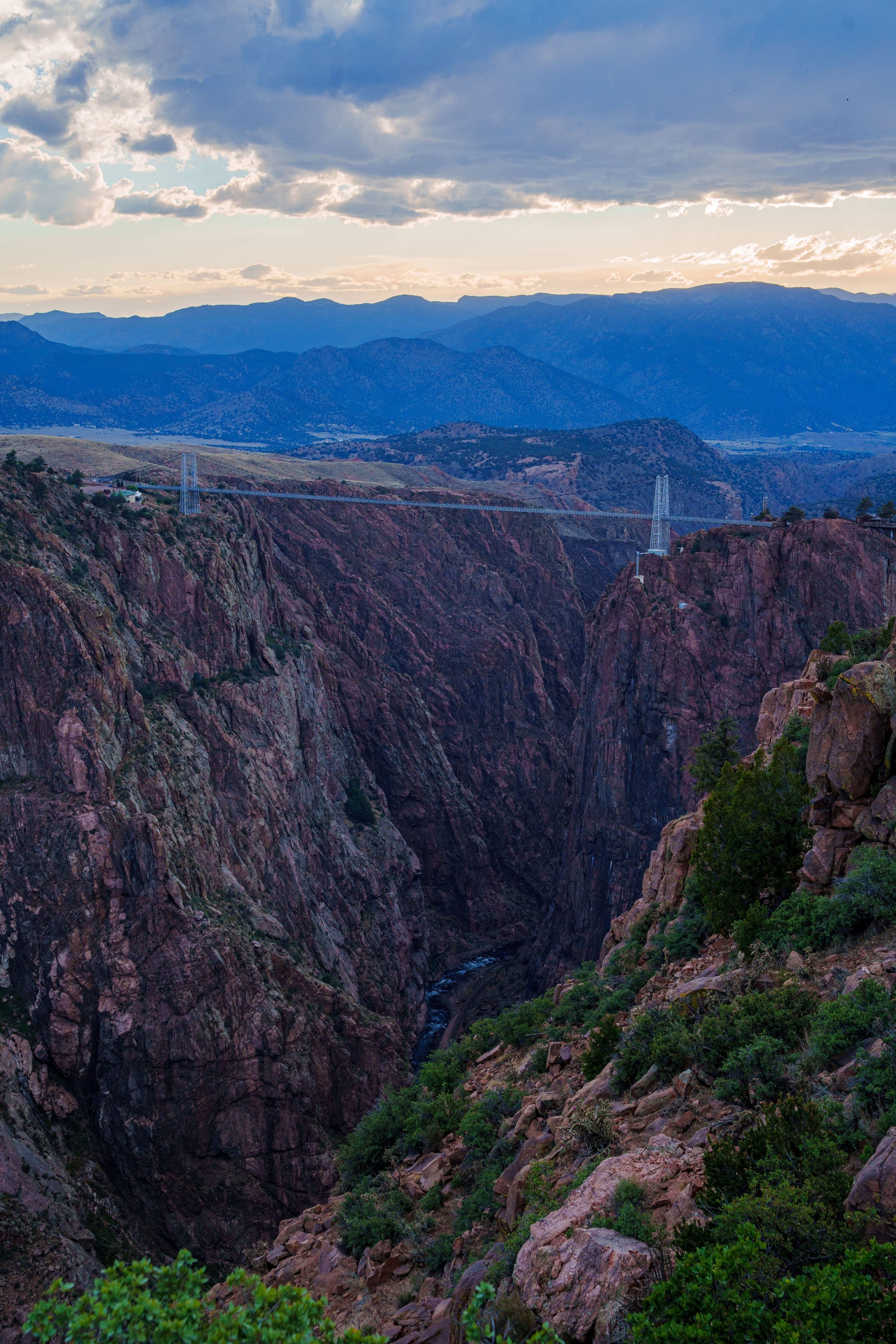 Royal Gorge at Dusk — Colorado fine art print