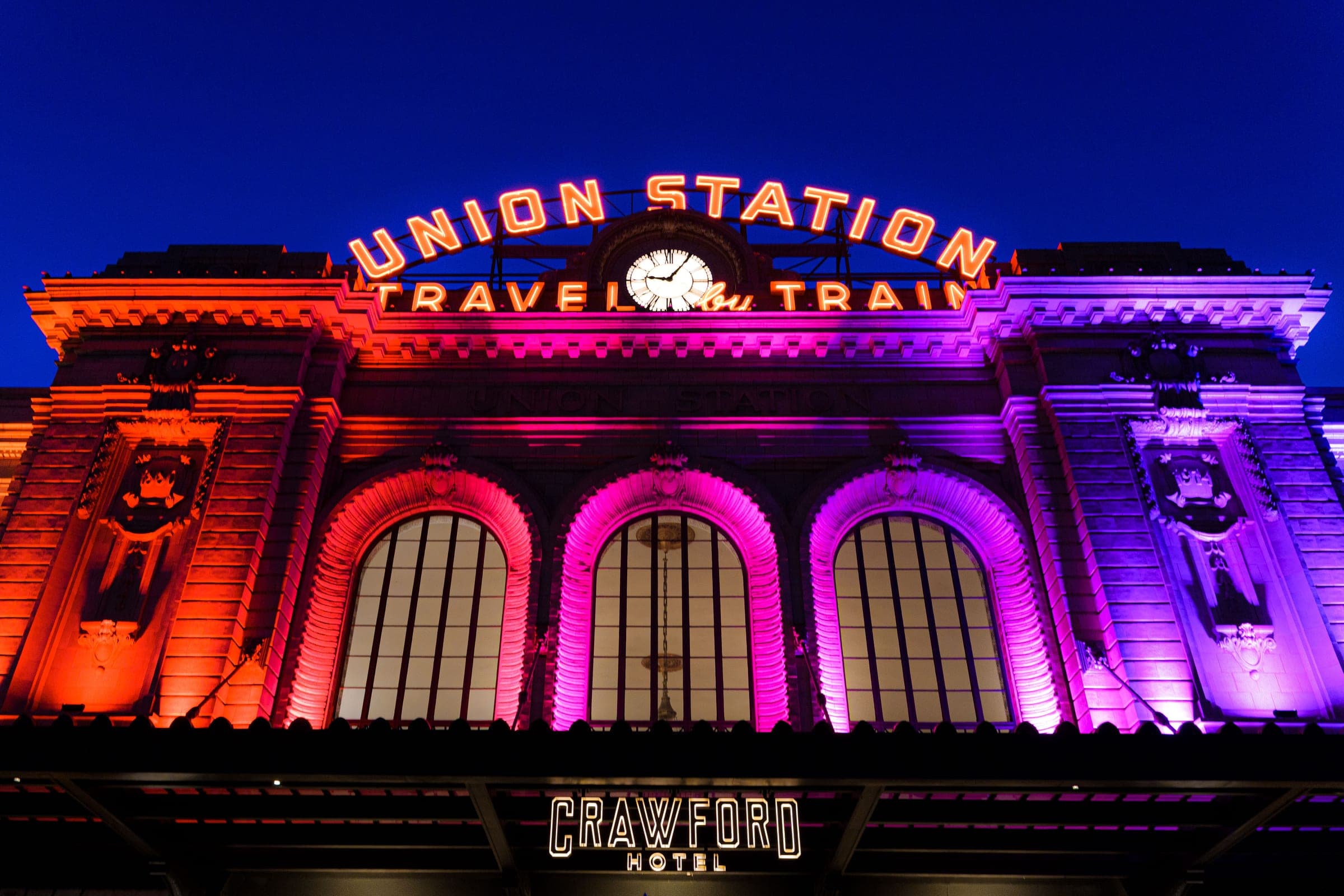 Union Station — Neon — Colorado fine art print