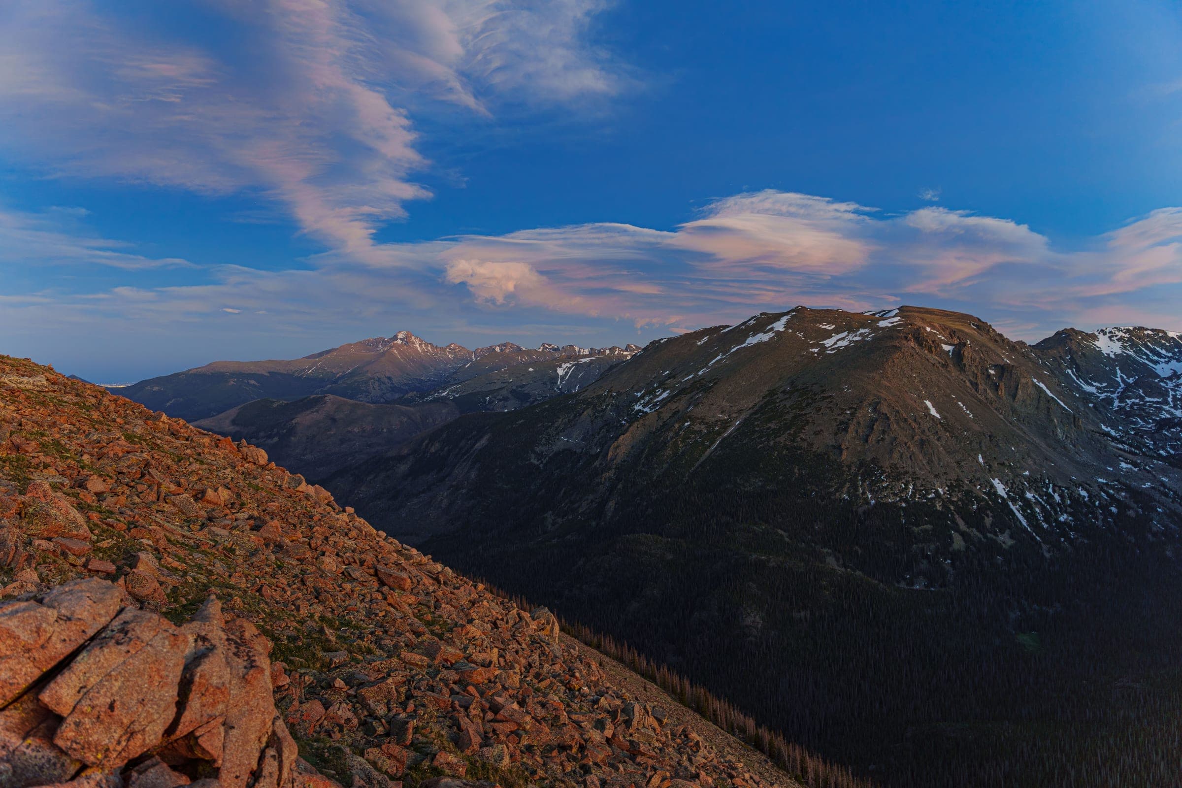 Trail Ridge at Sunset