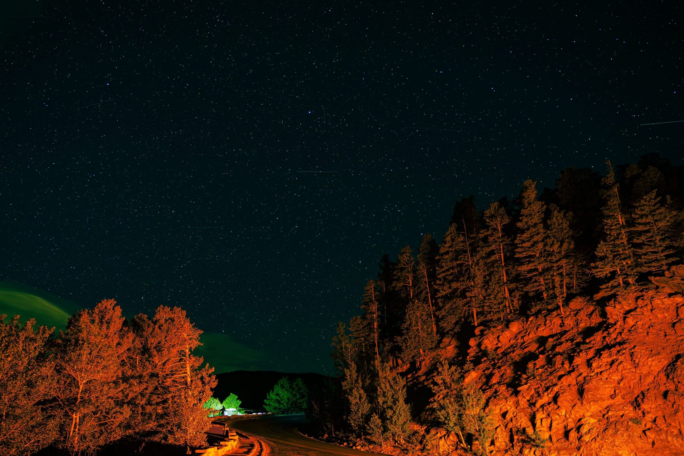 Canyon at Night