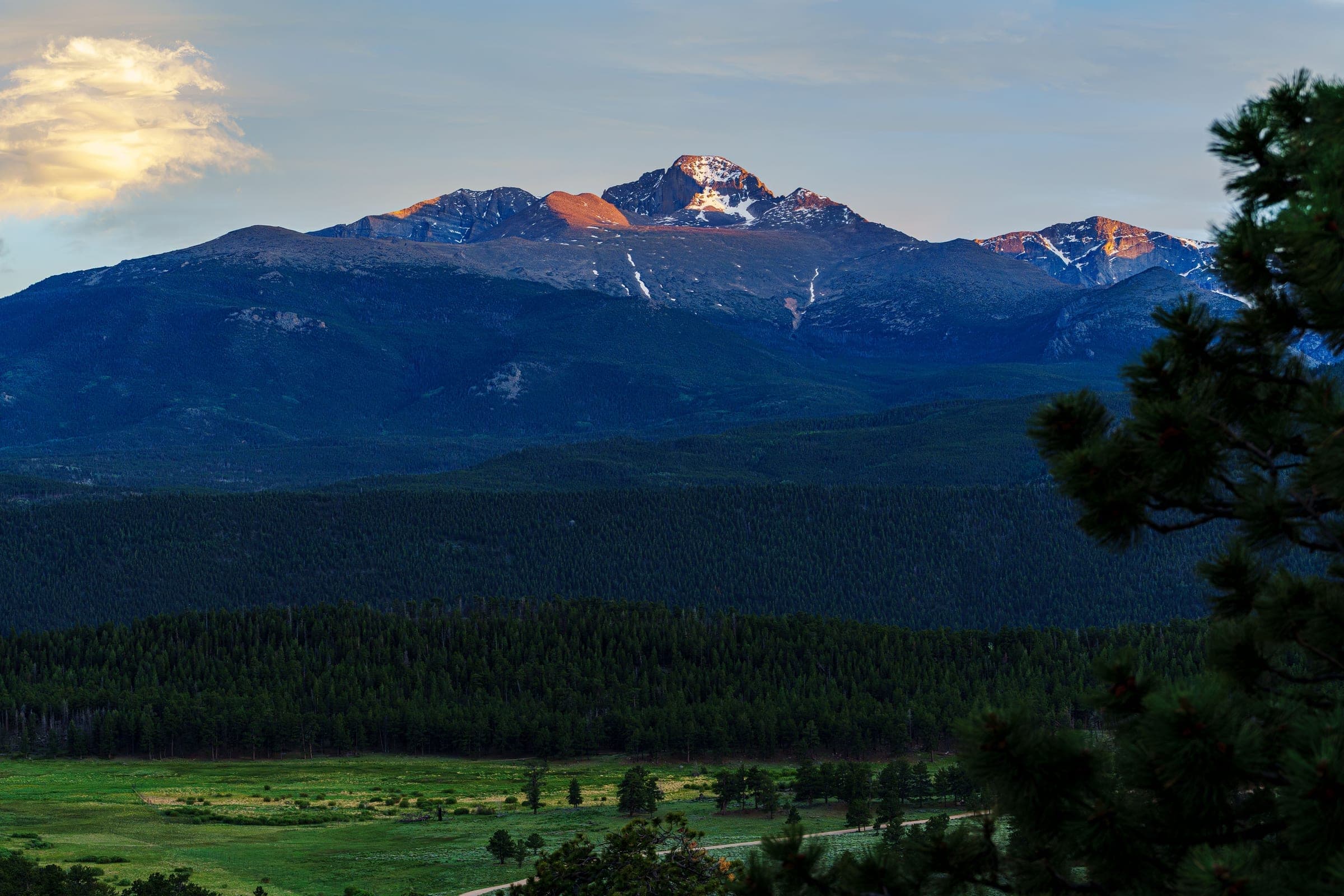 Longs Peak at Sunrise